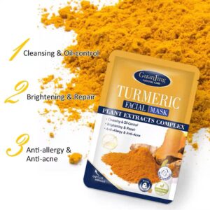 Golden Glow Turmeric Facial Mask – Natural Skin Repair & Oil Control